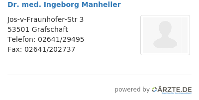 Dr med ingeborg manheller