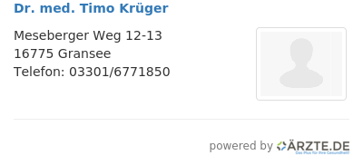 Dr med timo krueger 537643