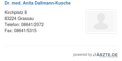 Dr med anita dallmann kusche