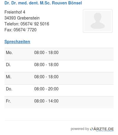 Dr dr med dent m sc rouven boensel