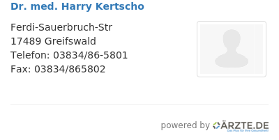 Dr med harry kertscho
