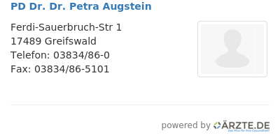 Pd dr dr petra augstein