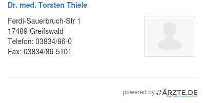 Dr med torsten thiele 309859
