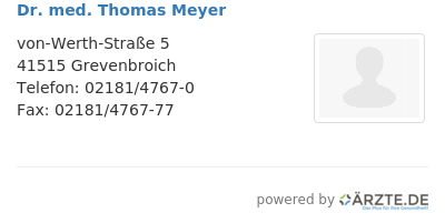 Dr med thomas meyer 253737