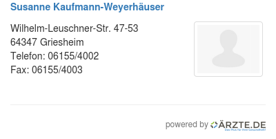 Susanne kaufmann weyerhaeuser