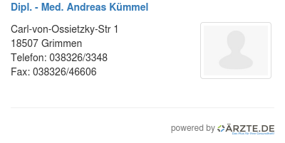 Dipl med andreas kuemmel