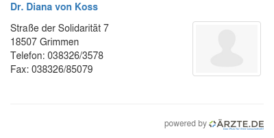 Dr diana von koss
