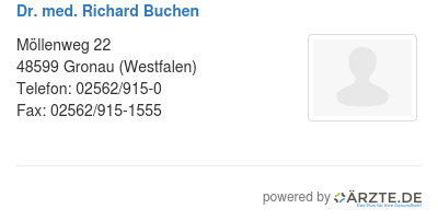 Dr med richard buchen
