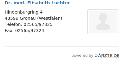 Dr med elisabeth luchter