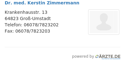 Dr med kerstin zimmermann 650762