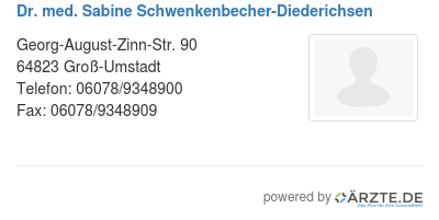 Dr med sabine schwenkenbecher diederichsen
