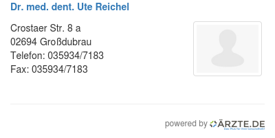 Dr med dent ute reichel