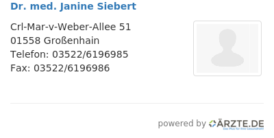 Dr med janine siebert