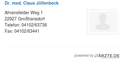 Dr med claus joellenbeck
