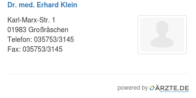 Dr med erhard klein