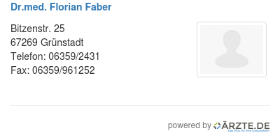Dr med florian faber