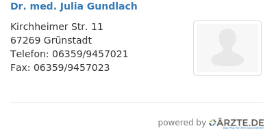 Dr med julia gundlach