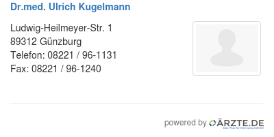 Dr med ulrich kugelmann