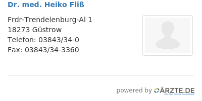 Dr med heiko fliss
