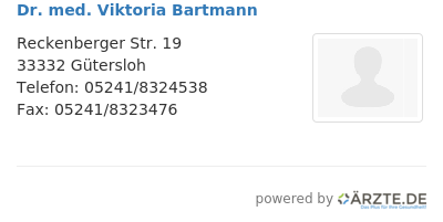 Dr med viktoria bartmann