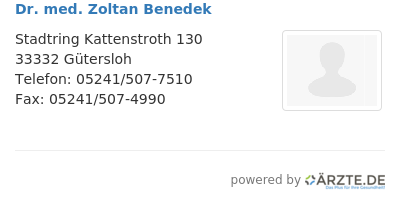 Dr med zoltan benedek