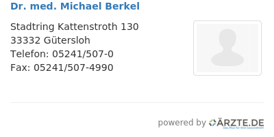 Dr med michael berkel