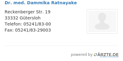Dr med dammika ratnayake