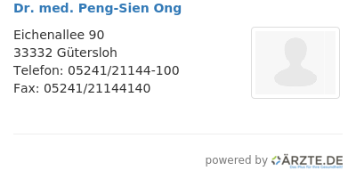 Dr med peng sien ong