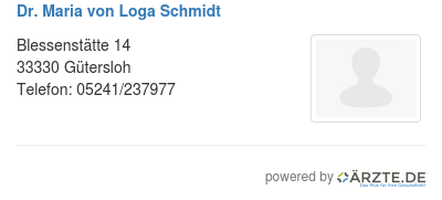 Dr maria von loga schmidt