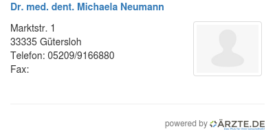 Dr med dent michaela neumann