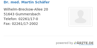 Dr med martin schaefer 644511