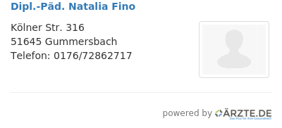 Dipl paed natalia fino