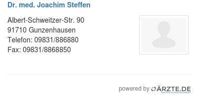 Dr med joachim steffen 514562