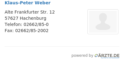Klaus peter weber