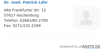 Dr med patrick loehr 545253