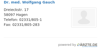 Dr med wolfgang gauch 268997