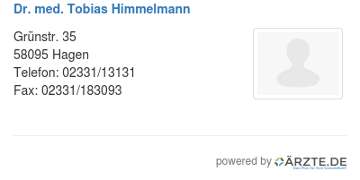 Dr med tobias himmelmann