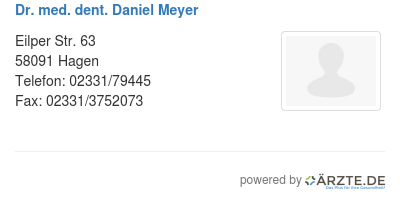 Dr med dent daniel meyer 254397