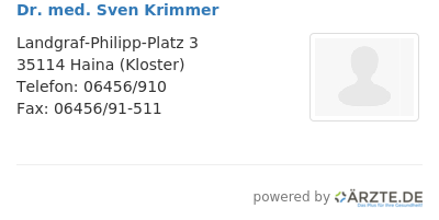 Dr med sven krimmer
