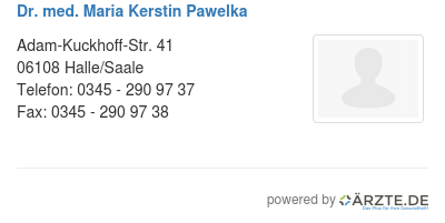 Dr med maria kerstin pawelka