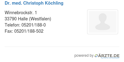 Dr med christoph koechling