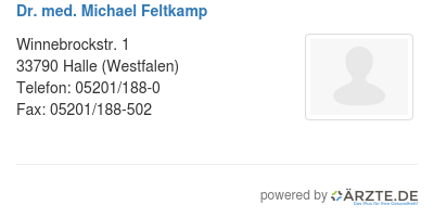 Dr med michael feltkamp
