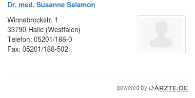 Dr med susanne salamon