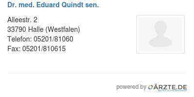 Dr med eduard quindt sen