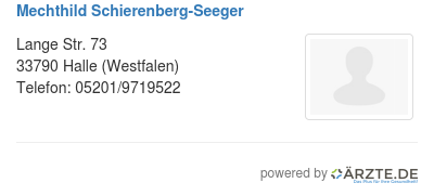 Mechthild schierenberg seeger