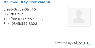 Dr med kay trenkmann