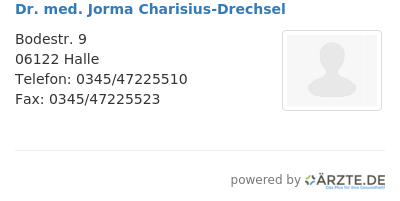 Dr med jorma charisius drechsel