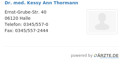 Dr med kessy ann thormann