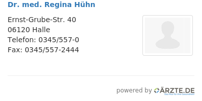 Dr med regina huehn