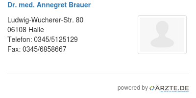 Dr med annegret brauer 350162